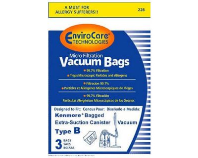 Kenmore Type B Canister Bags - 50061 (3 bags)