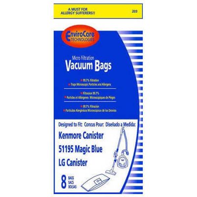 Kenmore Magic Blue vacuum Bags Type M (8-Pack)