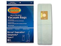 Riccar Type F Vacuum Bags (6 pack)