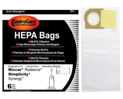 Riccar Type X HEPA Vacuum Cleaner Bags (18 bags)