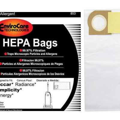 Riccar Type X HEPA Vacuum Cleaner Bags (18 bags)