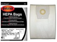 Riccar Type H HEPA Vacuum Bags (6 pack)