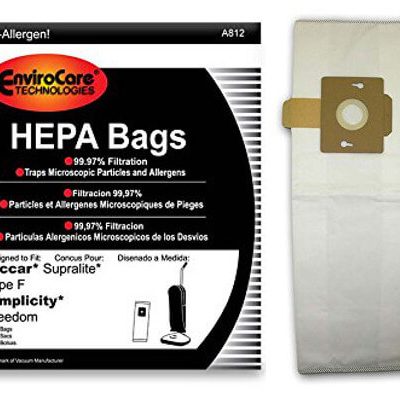 Riccar Supralite Type F HEPA Vacuum Cleaner Bags (18 bags)