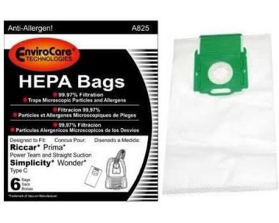 Riccar Type C Vacuum Bags for Prima (18 bags)