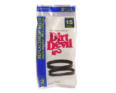 Dirt Devil Style 15 Vacuum Belt (2 pack)