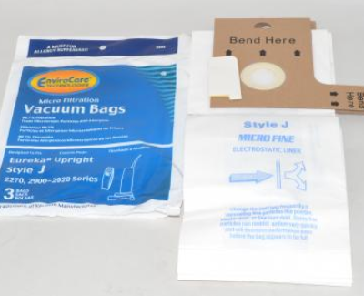 Eureka Style J Vacuum Bags (3 pack)