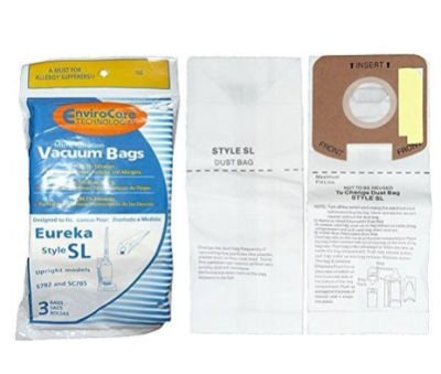 Eureka Style SL Vacuum Bags (3 pack)
