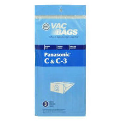 Panasonic Type C & C-3 Canister Vacuum Bags MC-125P (3 pk)