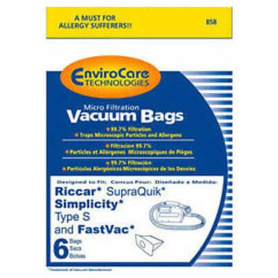 Riccar SupraQuik Canister Vacuum Bags RSQ-6