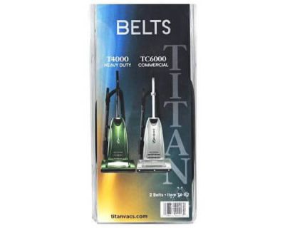 Titan T4000 and TC6000 Vacuum Belts (2 pk)