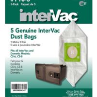 Intervac Cs6 / Cs8 / Cs8hm Series Rv/boat Vac Hypo-Allergenic Bags 5/pk + 1 Mtr Filter