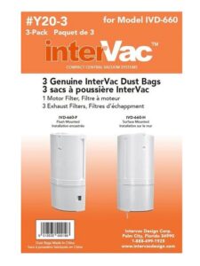 Genuine InterVac Dust Bags Y20-3 at Vacuum Supply Store