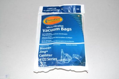 Bissell Canister Paper Vacuum Bags 4122 Zing 2154 3 pk