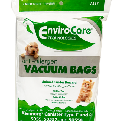 Kenmore Type Q Allergen Replacement Vacuum Bags 5055 3pk A137