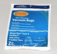 EnviroCare Shop-Vac 4 Gallon Vacuum Bags 2pk