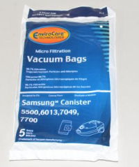 EnviroCare Microlined Replacement Canister Vacuum Bags for Samsung 5500 6013 7700 5pk