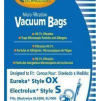 Electrolux Oxygen Harmony Canister Replacement Vacuum Bags 4pk
