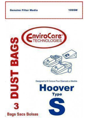 Hoover Type S Standard Replacement Bags 109SW