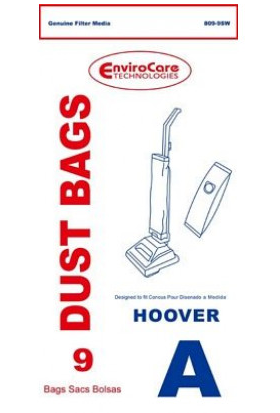 Hoover Standard Type A Replacement Bags 809-9SW