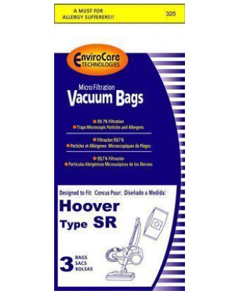 Hoover Type SR Replacement Micro Lined Bags 325