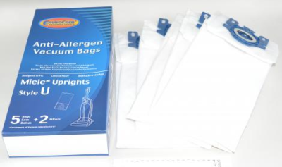 Miele Type U Allergen Upright Vacuum Bags 5pk