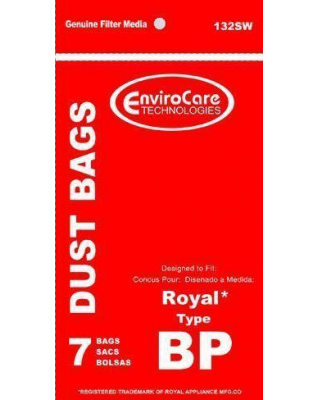 Hoover Type BP C2401 Backpack Replacement Bags 132SW