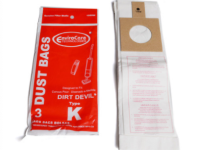 Dirt Devil Stick And Royal Vacuum Type K Vacuum Cleaner Paper Bags 3PK 120SW