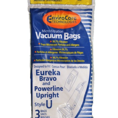 Eureka Style U Micro Upright Replacement Vacuum Bags 3pk