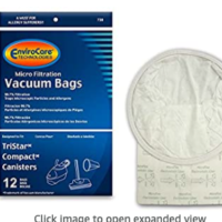 Compact Canister Micro Replacement Vacuum Bags 12pk