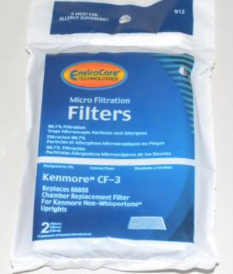 Kenmore CF-3 Under the Back Foam Filter 2pk