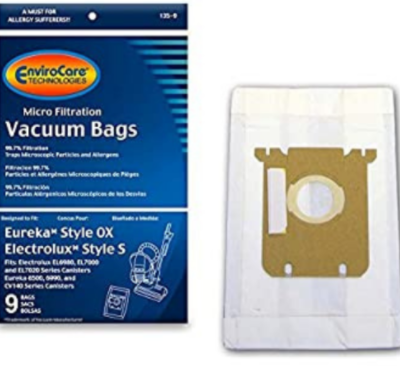 Electrolux Oxygen Harmony Canister Replacement Vacuum Bags 9pk 135-9