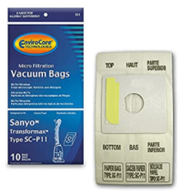 Sanyo Transformax Micro Replacement Vacuum Bags 10pk