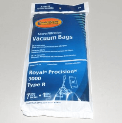 Royal R 7 plus 1pk Micro Env Canister Replacement Bags SD30060