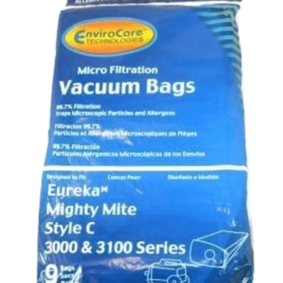 Eureka Type C Micro Canister Vacuum Bags 9pk 817-9