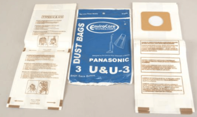 Panasonic U & U-3 Upright Replacement Vacuum Bags 3pk 816SW