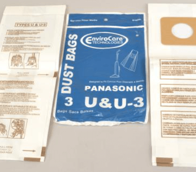 Panasonic U & U-3 Upright Replacement Vacuum Bags 3pk 816SW