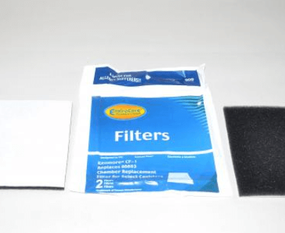 Kenmore CF-1 Canister Foam Filter 2pk - Fits Behind the Bag 909