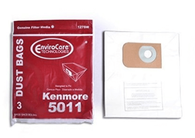 Kenmore 5011 Type P Replacement Vacuum Bags 3pk 127SW