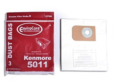 Kenmore 5011 Type P Replacement Vacuum Bags 3pk 127SW