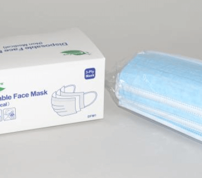 Disposable Face Masks 3 Layer Protective Filter Non Medical 50 per box DFM1