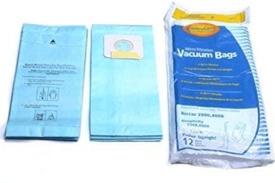 Riccar Type A Simplicity Micro Upright Replacement 2000 4000 6000 Vacuum Bags 12 pk 845-12