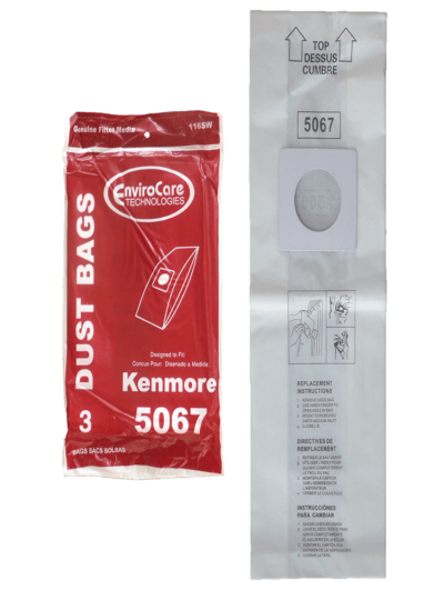 Kenmore 5067 5067-8 Type X Bag Replacement 3pk 116SW