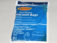 Shop-Vac 15 to 22 Gallon Micro Filtration Replacement Vacuum Bags 2pk