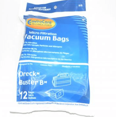 Oreck Buster B Micro Canister Replacement Bags 12pk