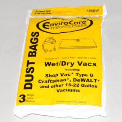 Shop-Vac 15 to 22 Gallon Unit Replacement Vacuum Bags 3 pk 495SW