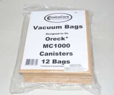 Oreck Quest Straight Suction Canister Vacuum Bags 12pk