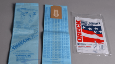 Oreck Non-Docking Upright Vacuum Cleaner Bags O/S Blue High Density 9pk PK80009