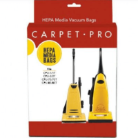 Carpet Pro A-CPH-6 Compatible HEPA Type Cloth Bags
