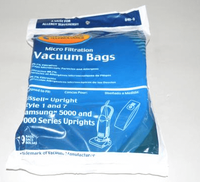 Bissell Style 7 Micro Filtration Replacement Vacuum Bags 9 pk 840-9