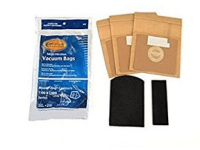 Bissell 7100 Zing Canister Replacement Vacuum Bags 3pk plus 2 Filters 842